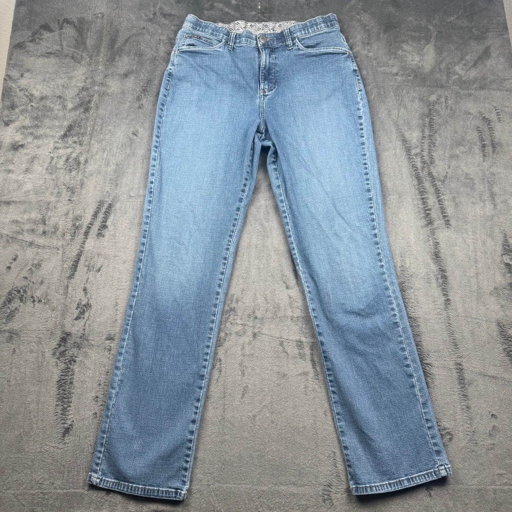 Lee Platinum Label Classic Comfort Straight Leg Jeans Medium Wash 12 Long